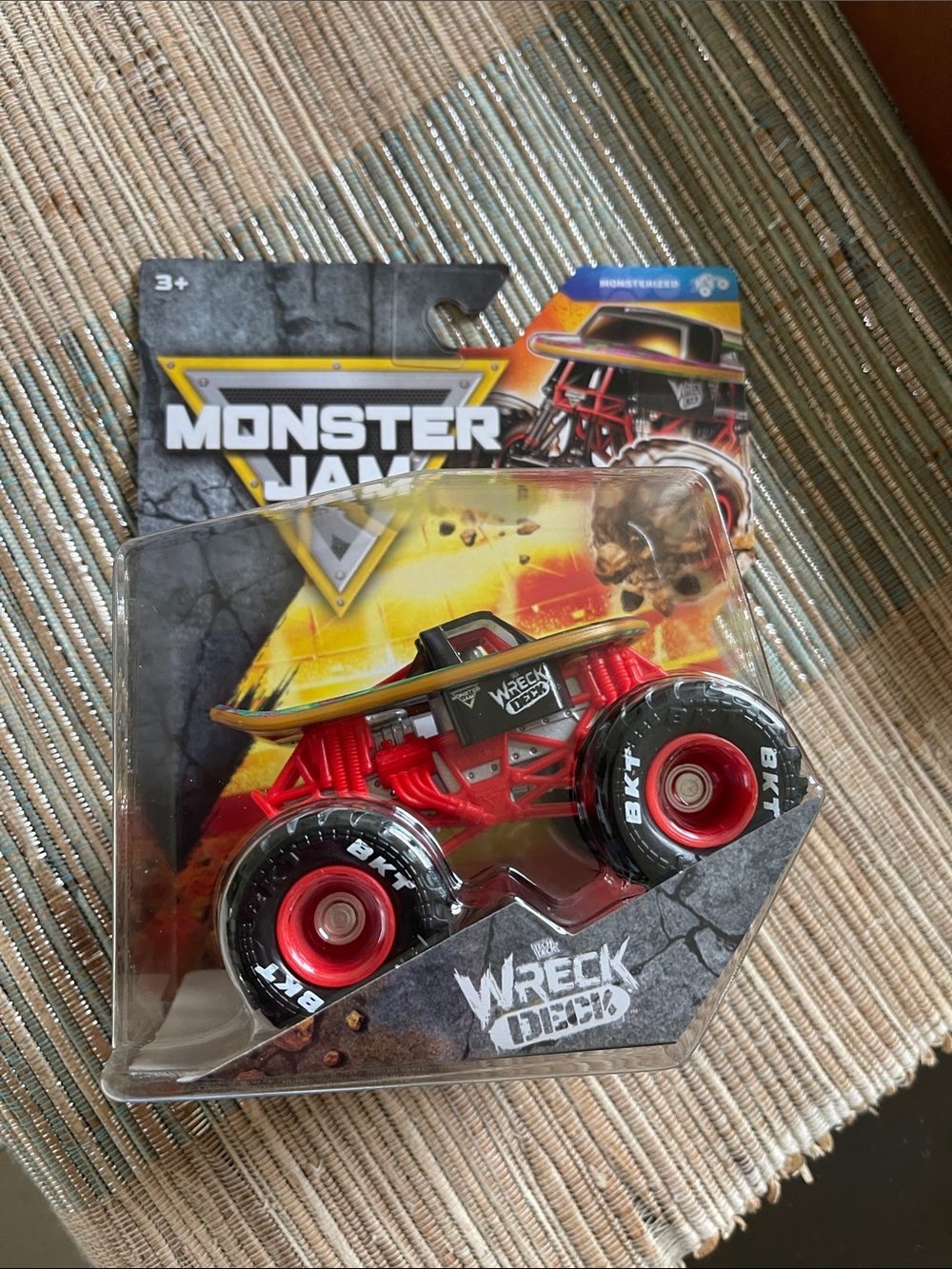 Wrecking Crew Red Monster Truck Toy